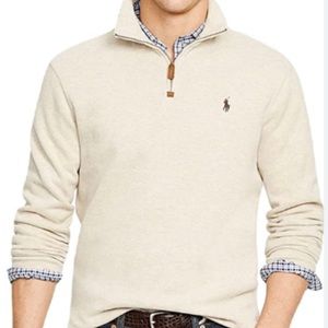 Polo Beige Quarter Zip